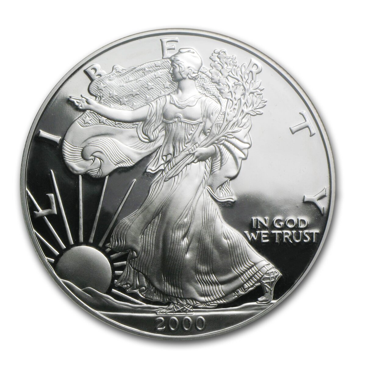 2000-P Proof American Silver Eagle PF-70 NGC