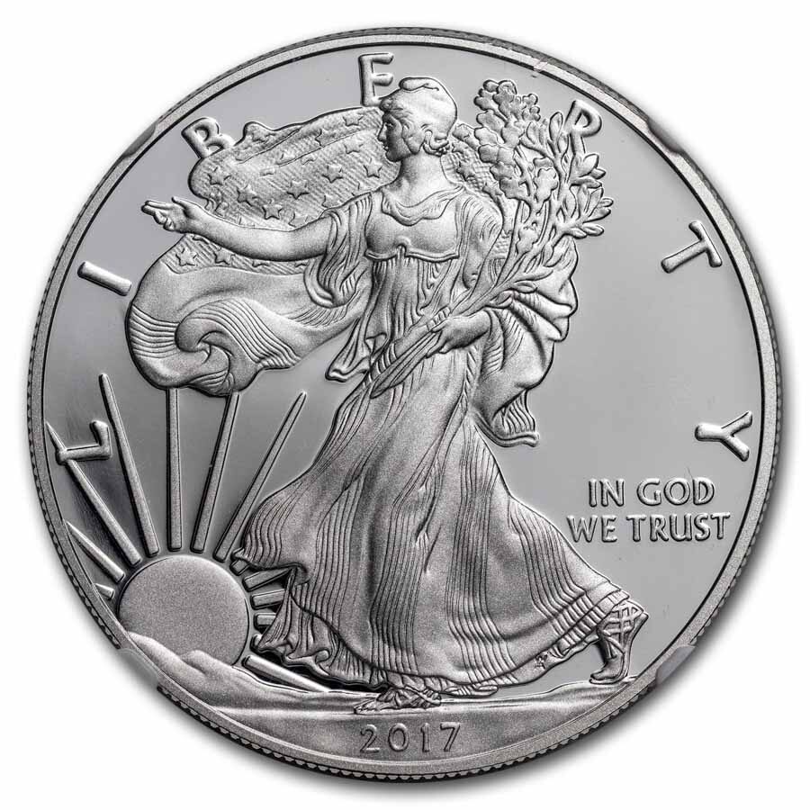 2017-W Proof American Silver Eagle PF-70 NGC (FDI)
