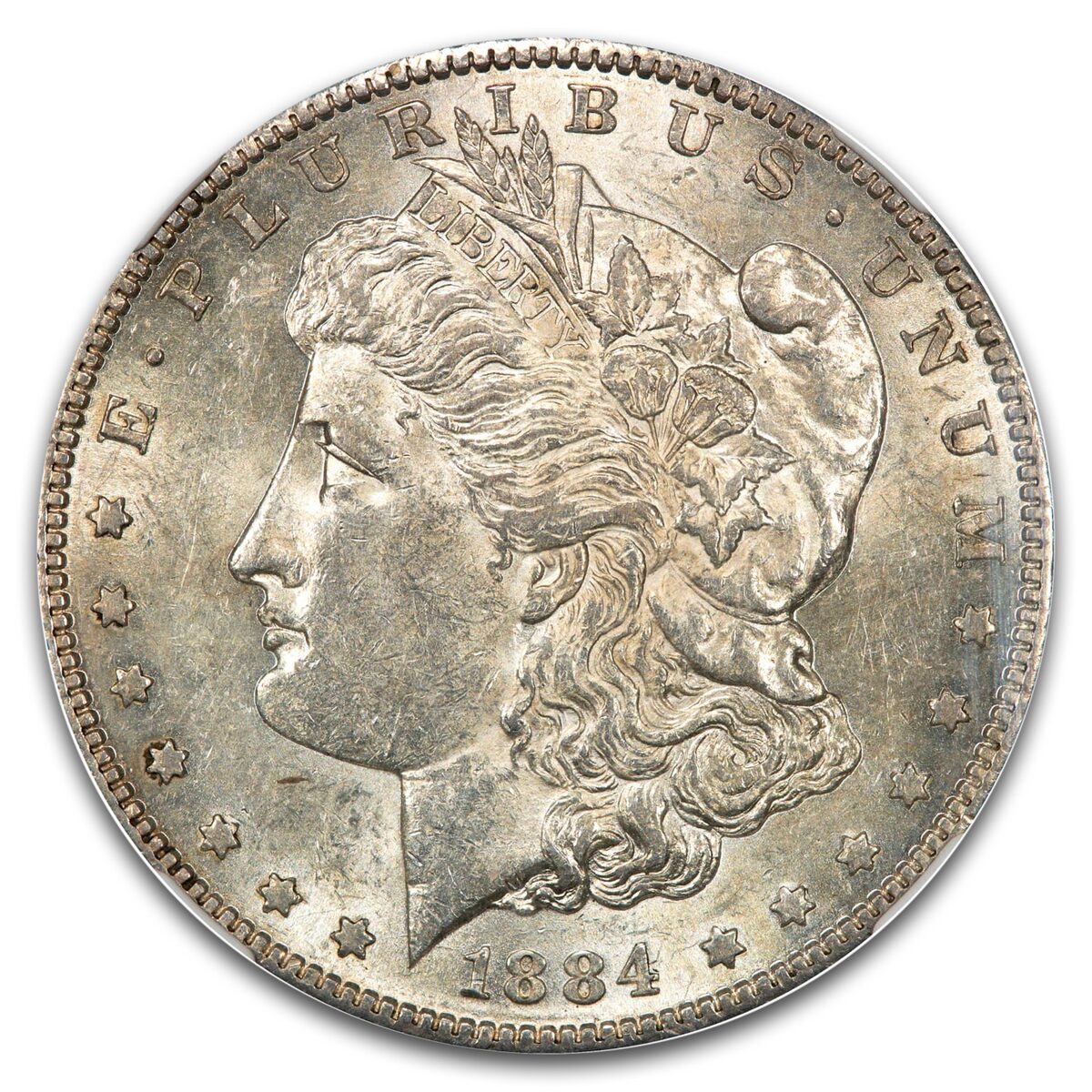1884-S Morgan Dollar AU-55 NGC