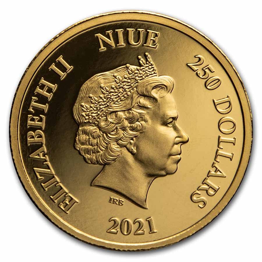 2021 Niue 1 oz Gold Star Wars Anakin Skywalker (Box & COA)