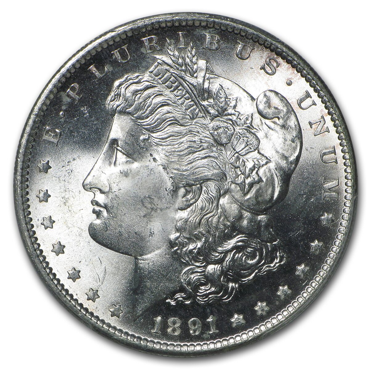 1891-S Morgan Dollar MS-65 PCGS