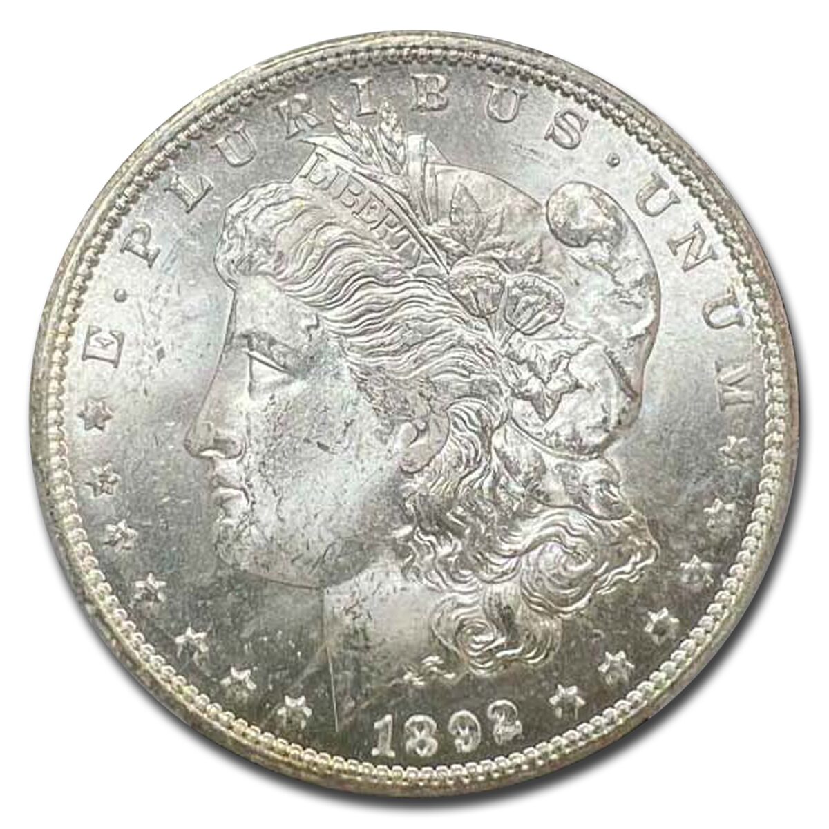 1892-CC Morgan Dollar MS-64 PCGS