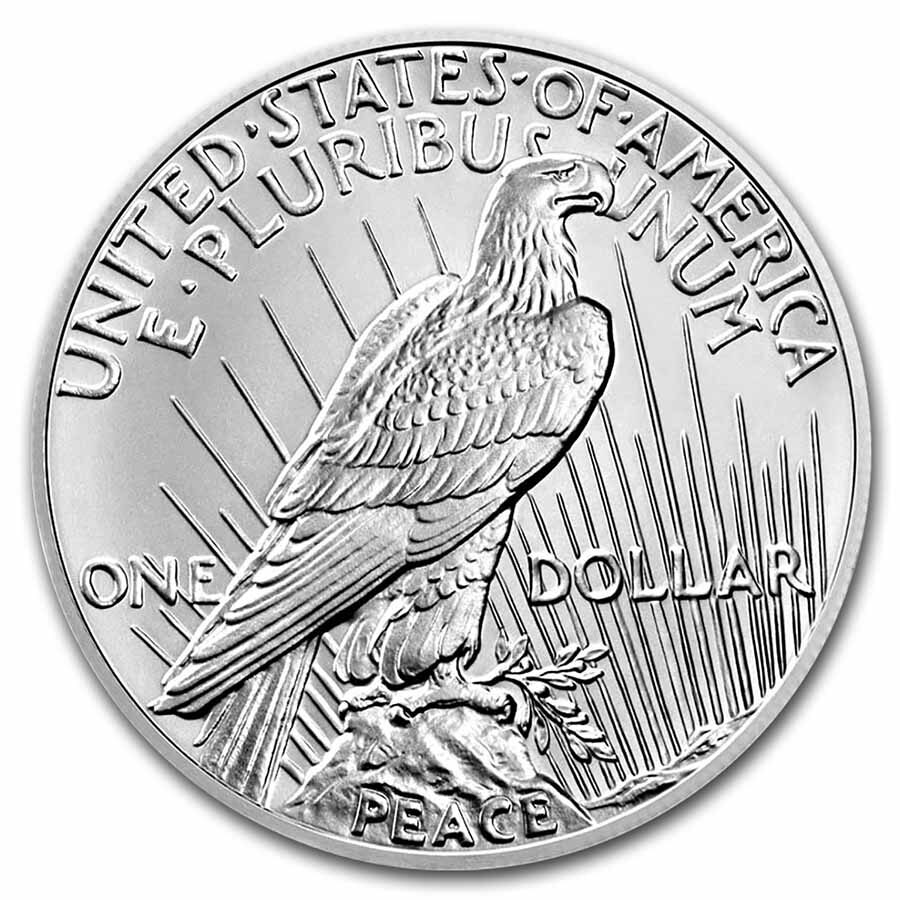 2021 Silver Peace Dollar (Box & COA)