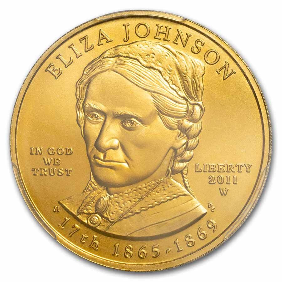 2011-W 1/2 oz Proof Gold Eliza Johnson PR-69 PCGS