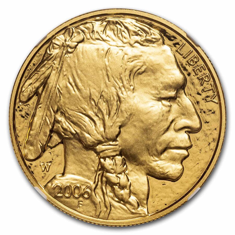 2006-W 1 oz Proof Gold Buffalo PF-70 NGC (Mike Castle)