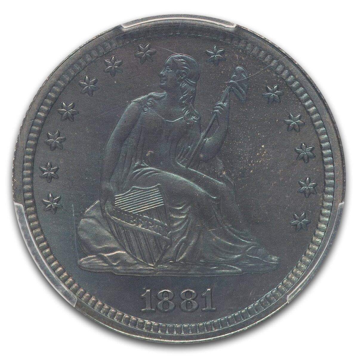 1881 Liberty Seated Quarter PR-68 PCGS