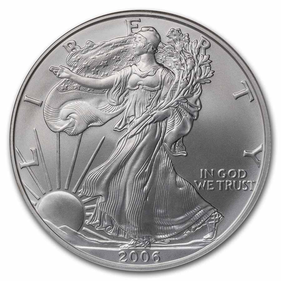 2006-W Burnished American Silver Eagle MS-69 NGC