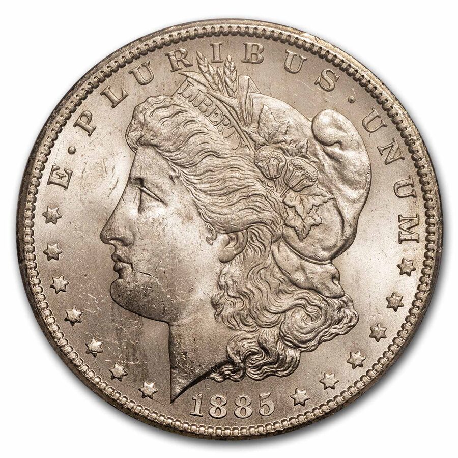1885-CC Morgan Dollar MS-64 PCGS