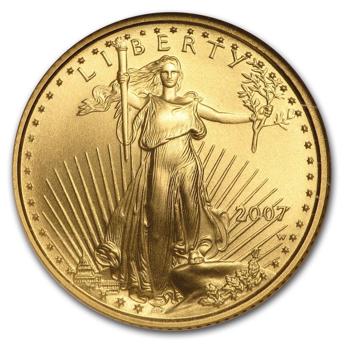 2007 1/10 oz American Gold Eagle MS-69 NGC (Early Releases)