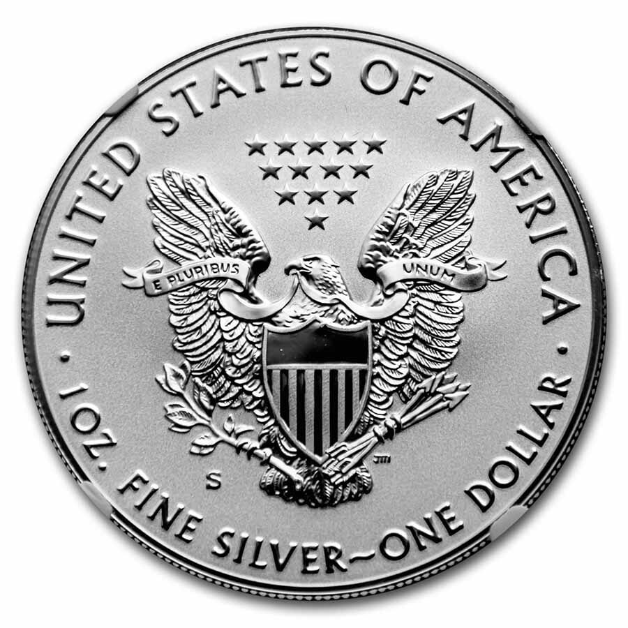 2019-S Enhanced Reverse Proof Silver Eagle PF-70 NGC (ER/FR)