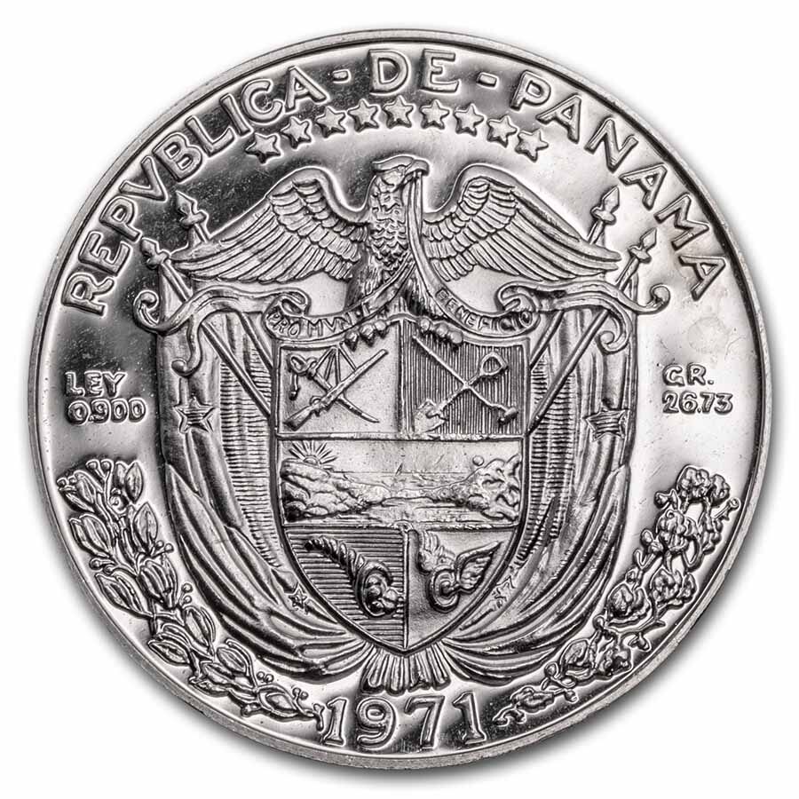 1971 Panama Silver Balboa Proof