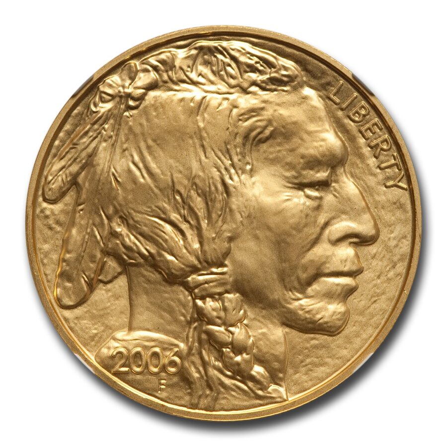 2006 1 oz Gold Buffalo MS-70 NGC (Castle)