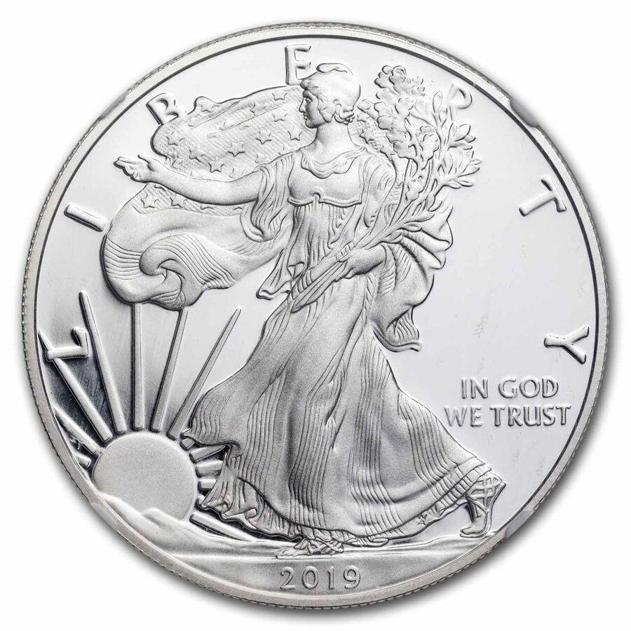 2019-W Proof American Silver Eagle PF-70 NGC (Moy Label)