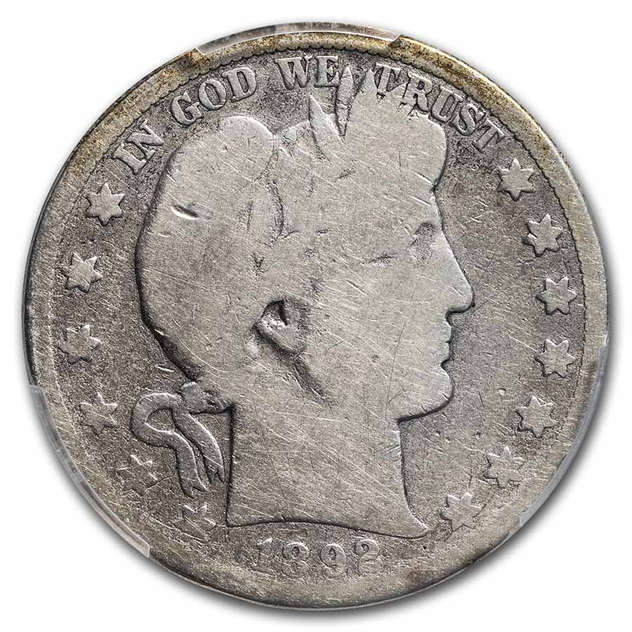 1892-S Barber Half Dollar AG-03 PCGS