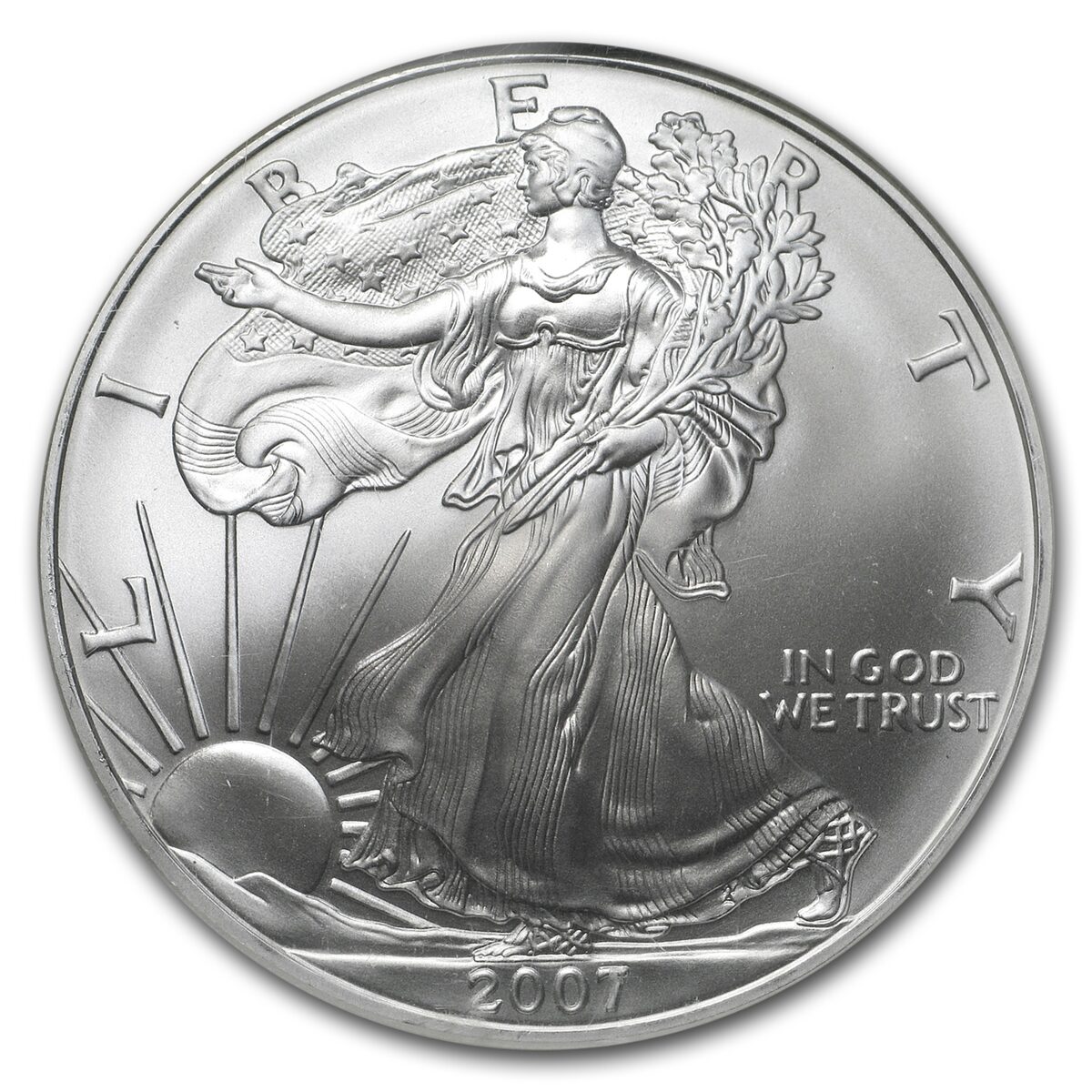 2007 American Silver Eagle MS-70 NGC (Early Releases)