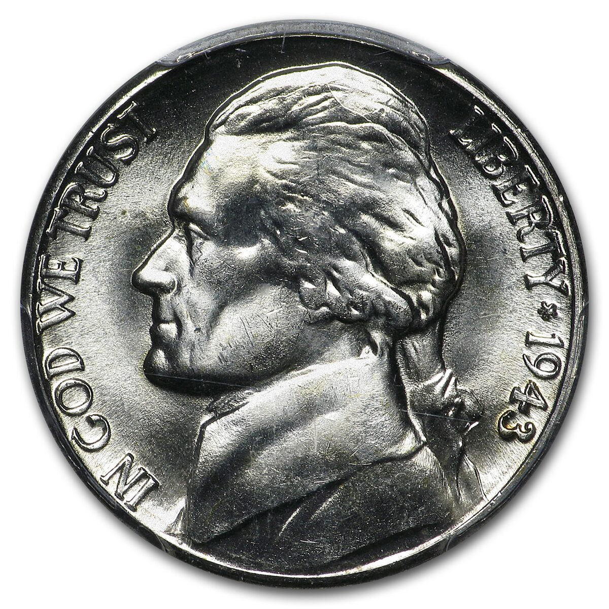 1943-D Jefferson Nickel MS-66 PCGS