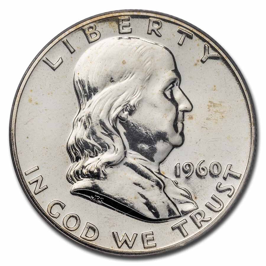 1960 Franklin Half Dollar PR-65 PCGS