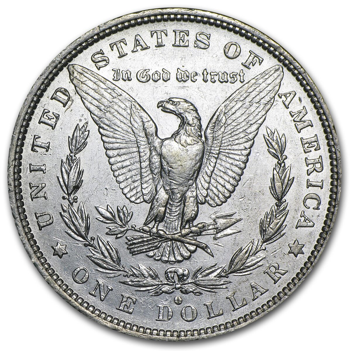 1882-O/S Morgan Dollar AU