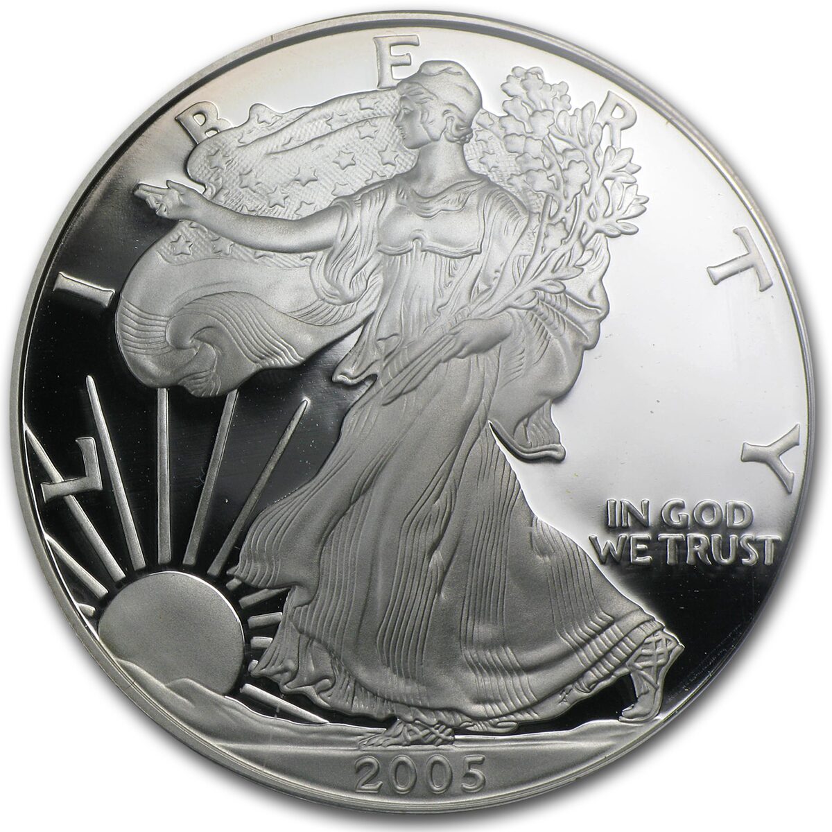 2005-W Proof American Silver Eagle PR-70 PCGS