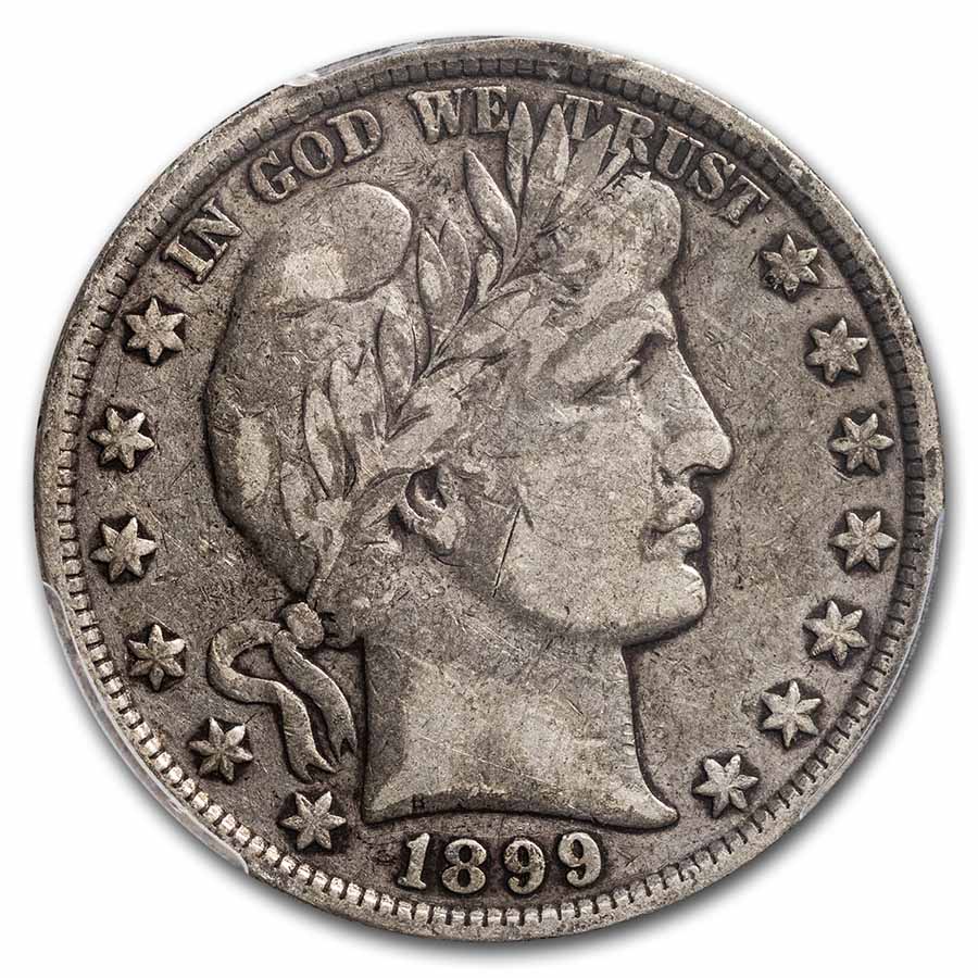 1899 Barber Half Dollar VF-20 PCGS
