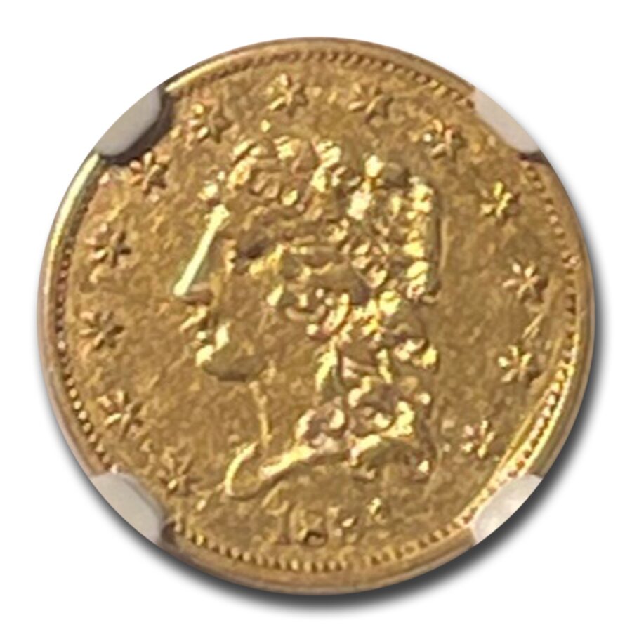 1834 $2.50 Classic Head Gold Quarter Eagle XF-45 NGC