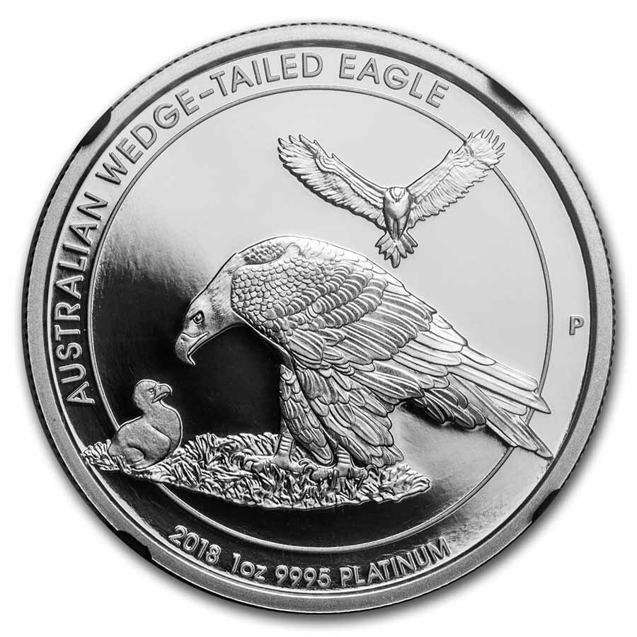 2018-P Australia 1 oz Platinum Wedge Tailed Eagle PF-70 NGC