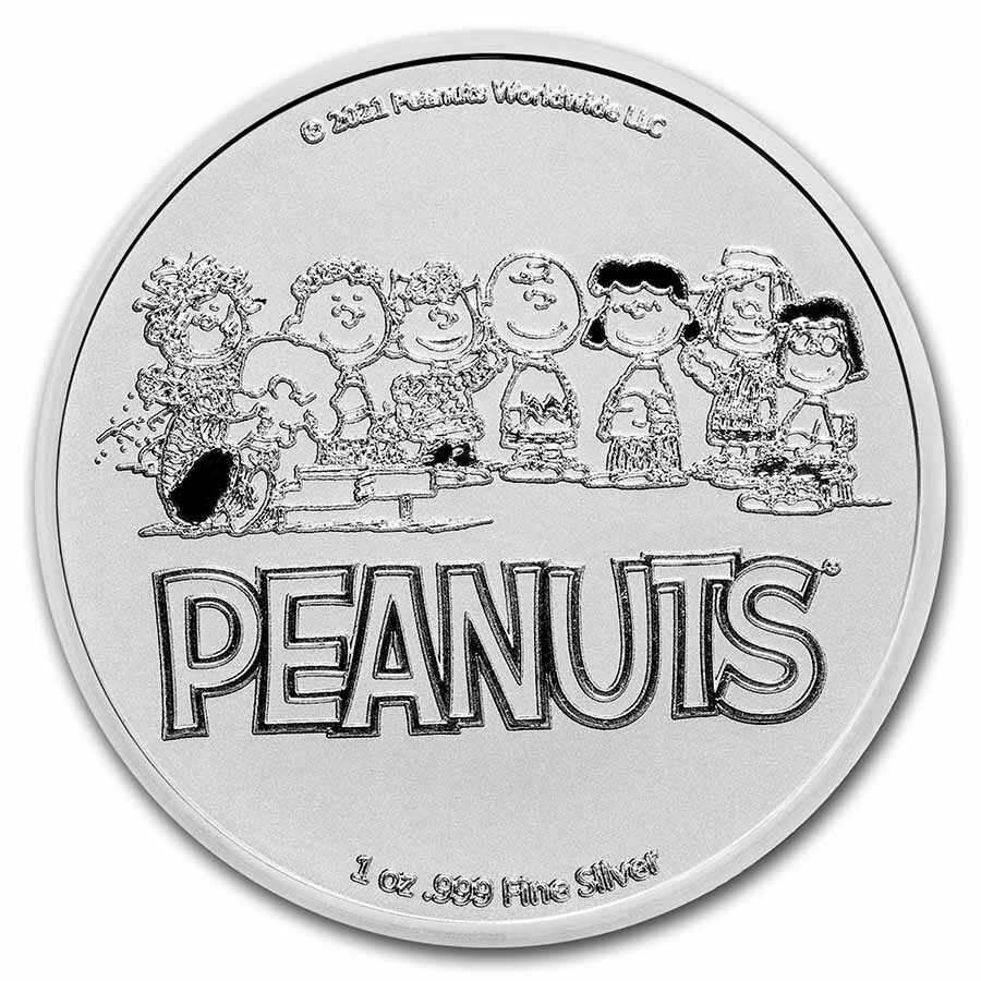 Peanuts® Great Pumpkin 55th Anniversary 1 oz Silver Round