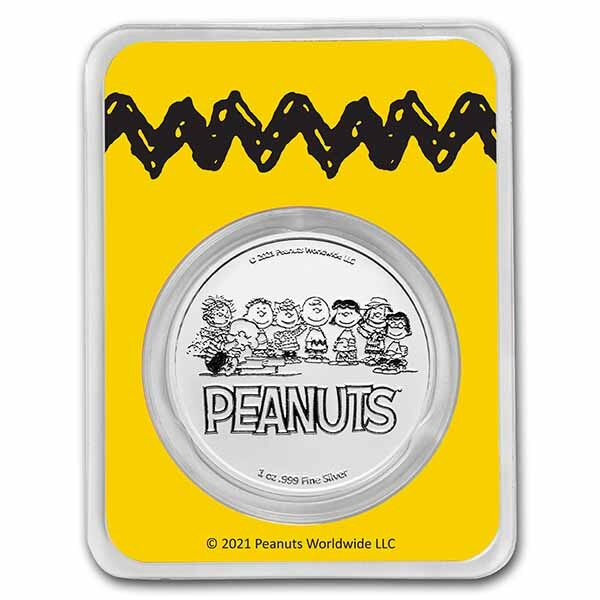 Peanuts® Snoopy & Woodstock Jack-o-Lantern 1 oz Colorized Silver