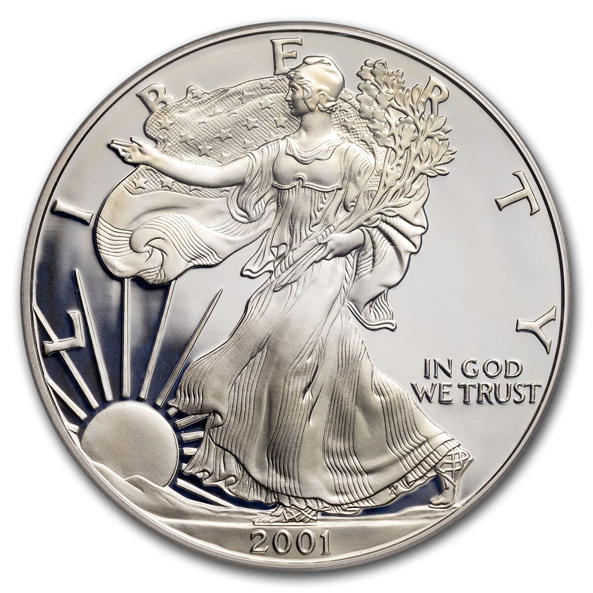 2001-W Proof American Silver Eagle PR-69 PCGS