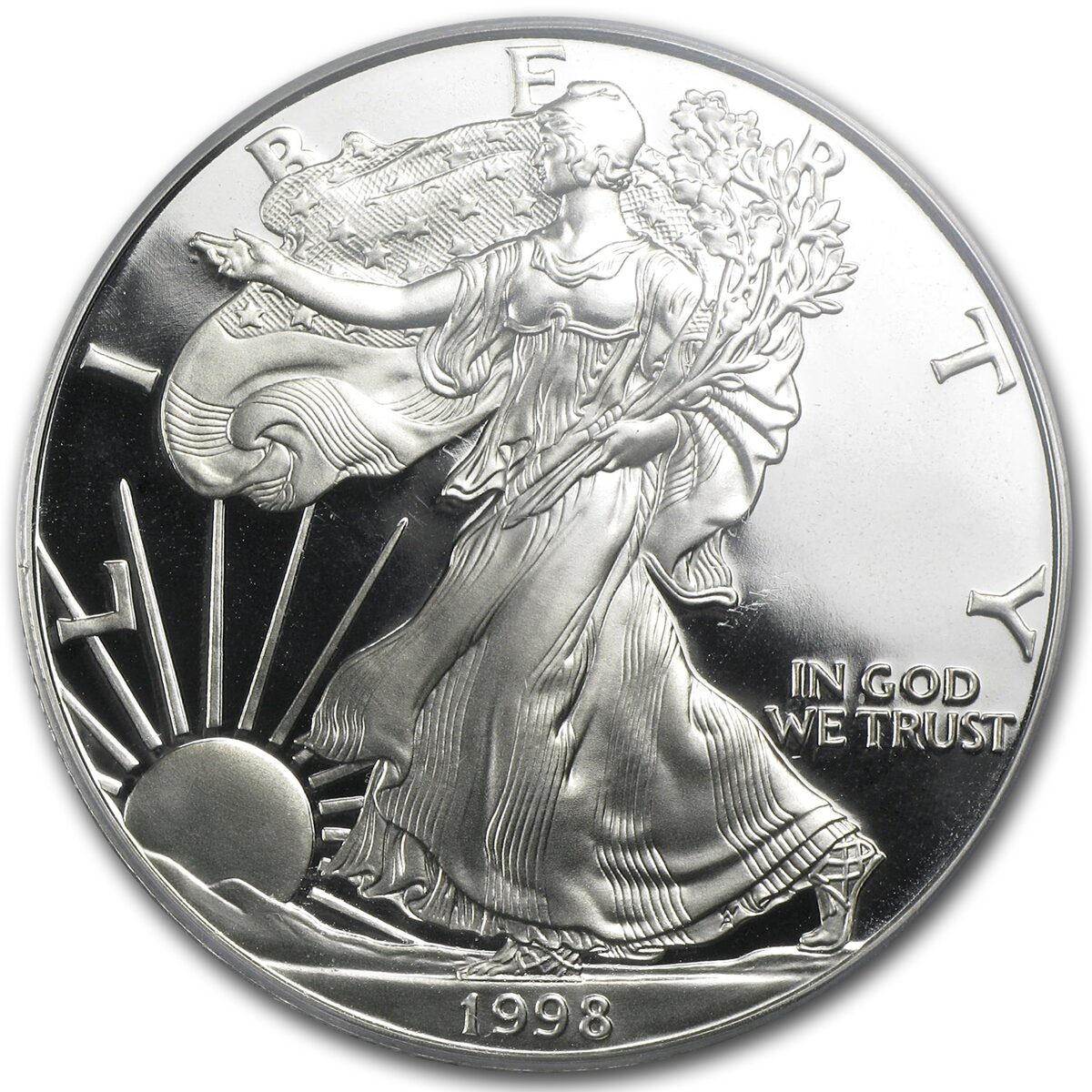 1998-P Proof American Silver Eagle PR-69 PCGS