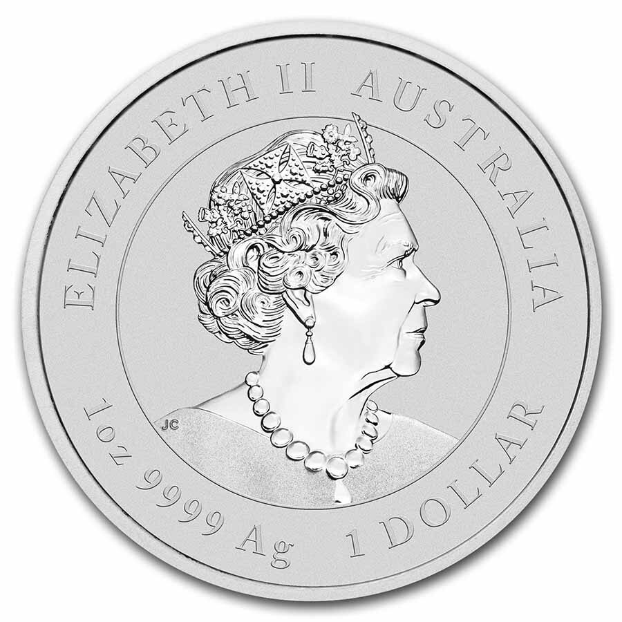 2022 Australia 1 oz Silver Lunar Tiger BU (Series III)