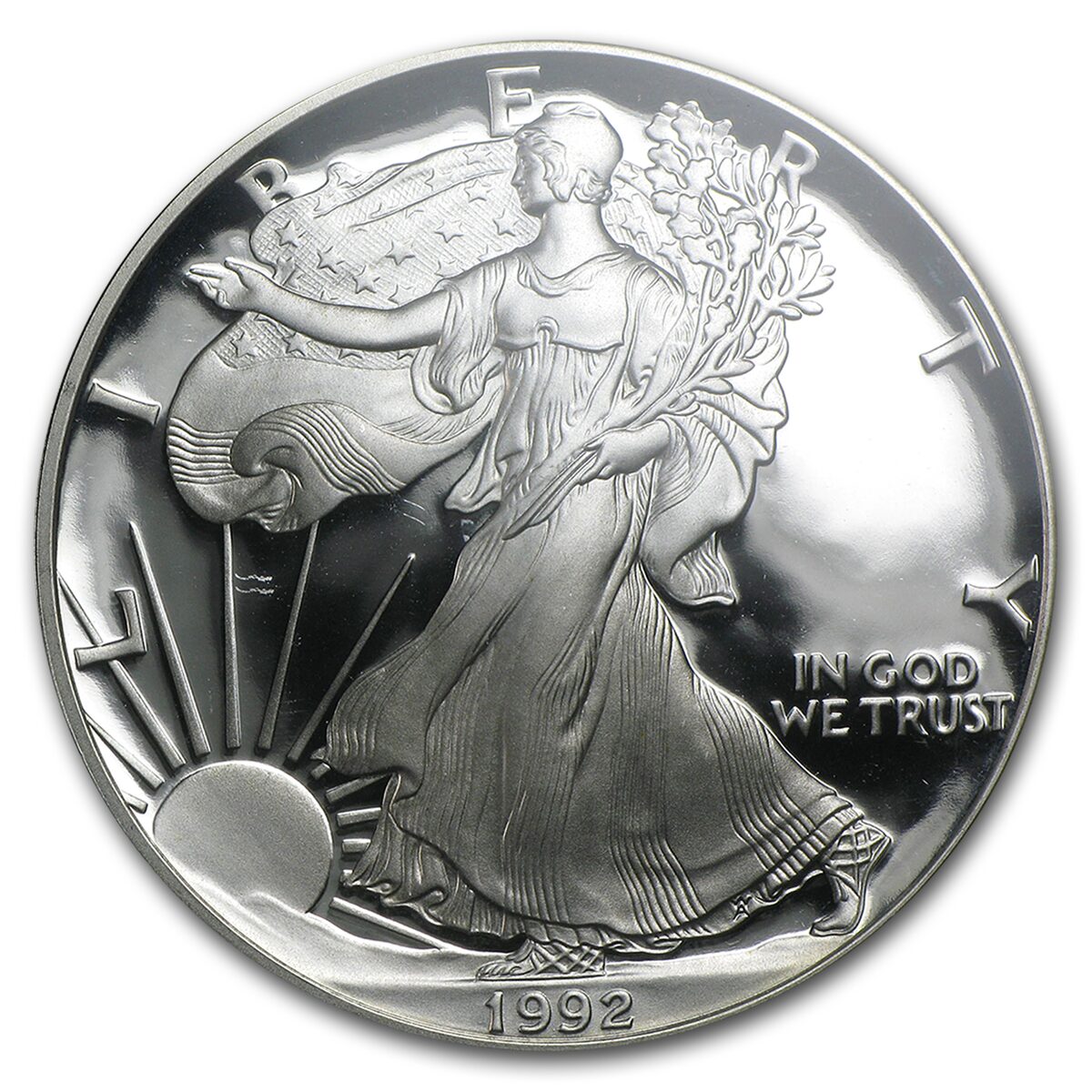 1992-S Proof American Silver Eagle PR-69 PCGS