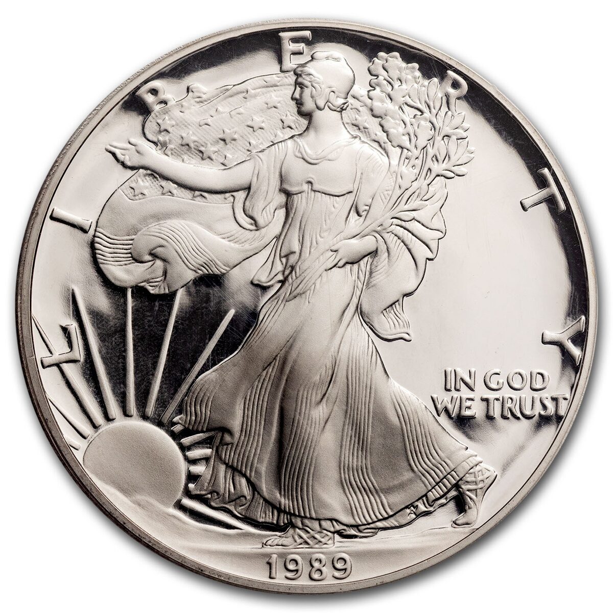 1989-S Proof American Silver Eagle PR-69 PCGS