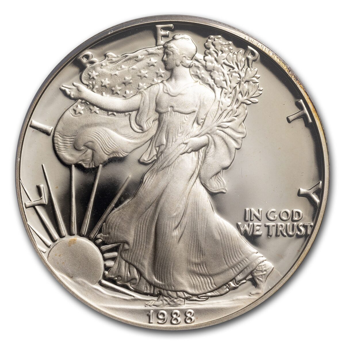 1988-S Proof American Silver Eagle PR-69 PCGS