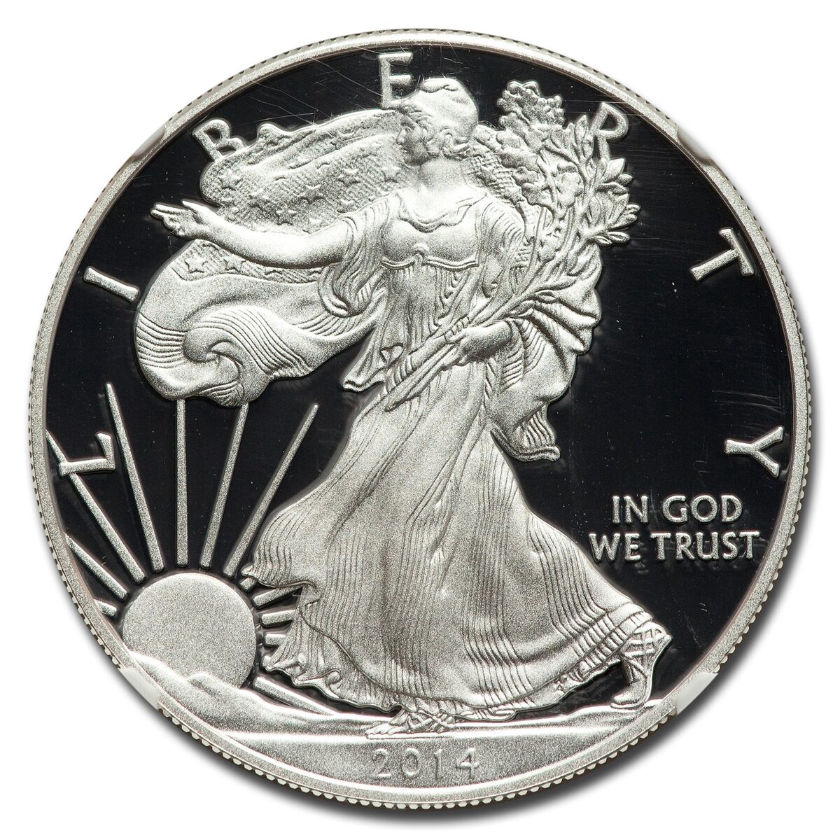2014-W Proof American Silver Eagle PF-70 NGC (ER, Jones)