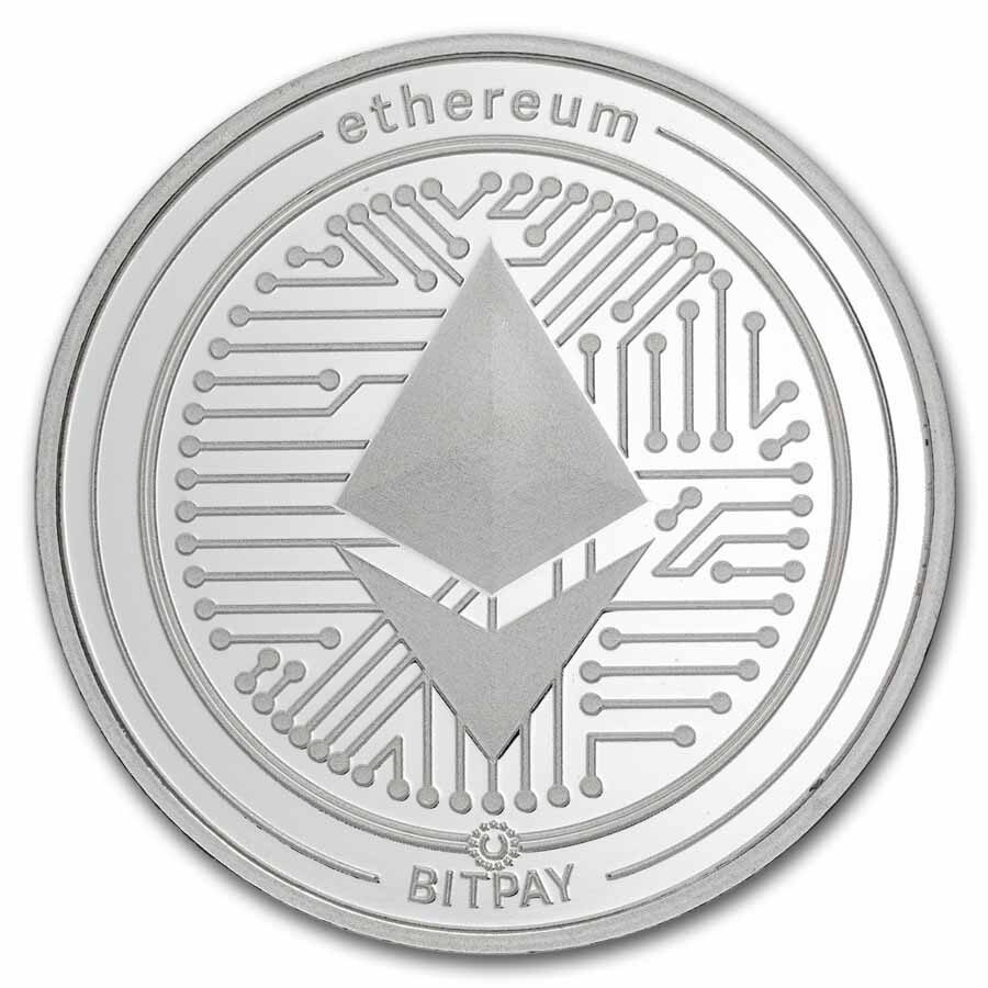1 oz Silver Round - Ethereum