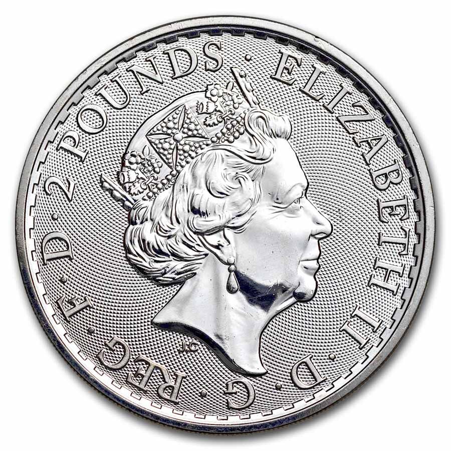 2022 Great Britain 1 oz Silver Britannia BU