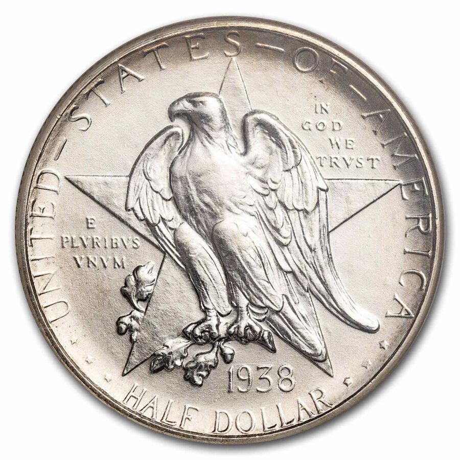 1938-D Texas Centennial Commemorative Half Dollar MS-65 NGC