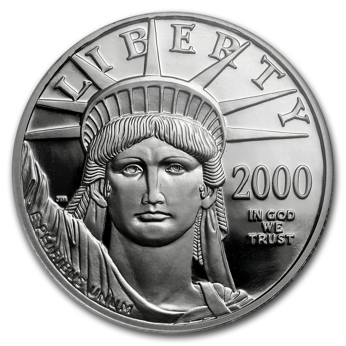 2000-W 1/2 oz Proof American Platinum Eagle PF-70 NGC