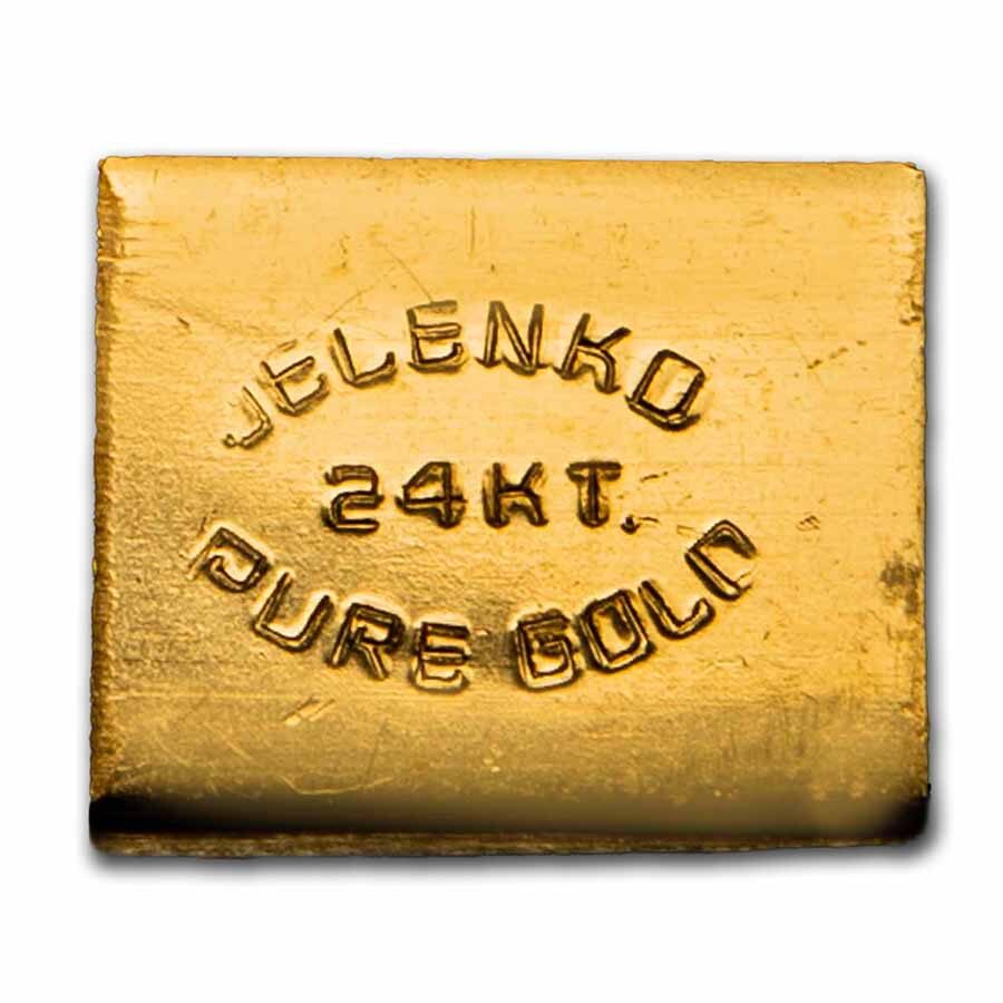 10x 1/10 oz Gold Bar - Jelenko Dental (24K)