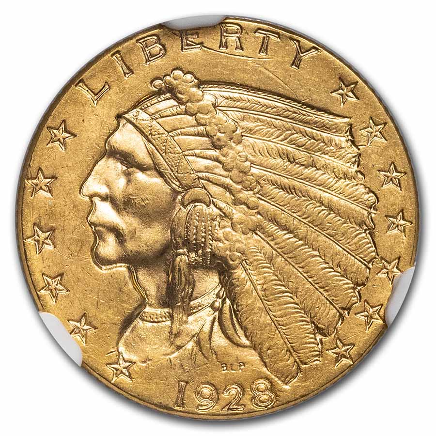 1928 $2.50 Indian Gold Quarter Eagle MS-61 NGC