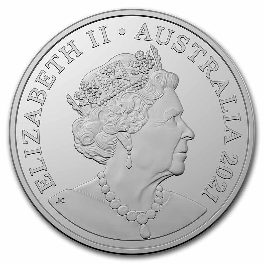 2021 Australia 1/2 oz Silver Mungo Footprint Proof