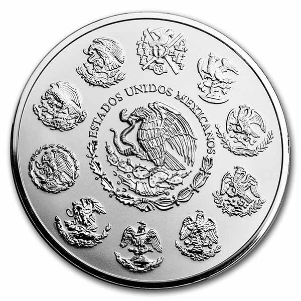 2021 Mexico 1 kilo Silver Aztec Calendar (w/Box & COA)