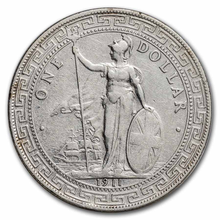 Great Britain Trade Dollars VF (ASW .780, Random Dates)
