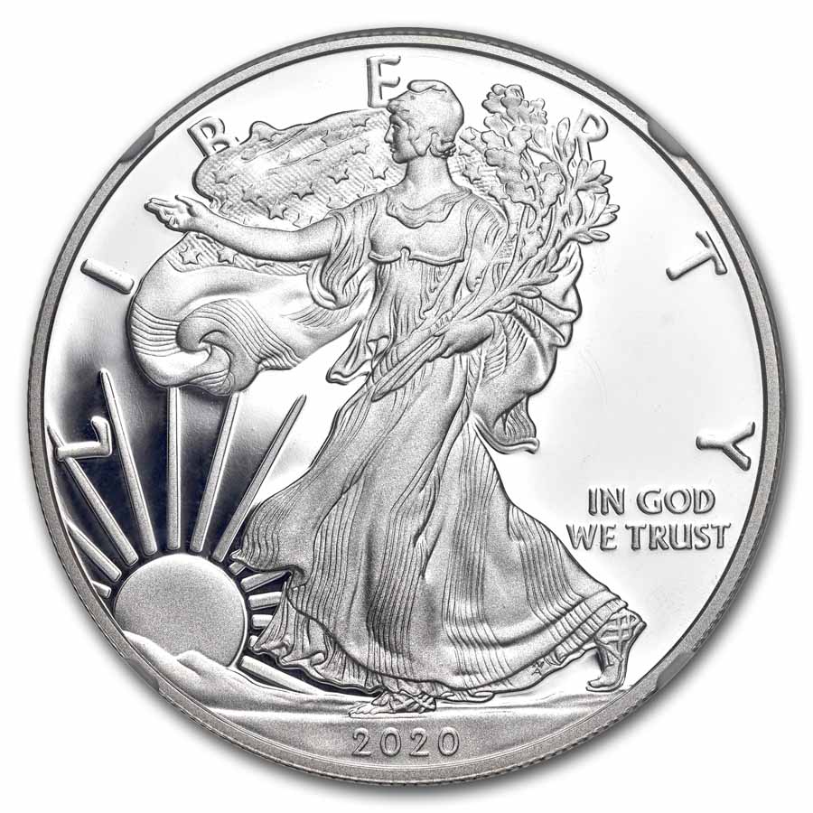 2020-W Proof American Silver Eagle PF-70 NGC