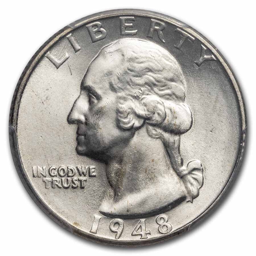 1948-D Washington Quarter MS-65 PCGS