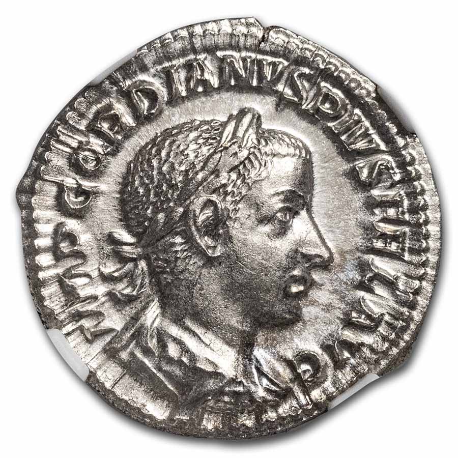 Roman Empire AR Denarius Gordian III (238-244 AD) MS NGC