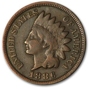 1886 Indian Head Cent Type-II VG