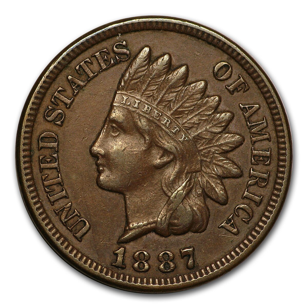 1887 Indian Head Cent XF