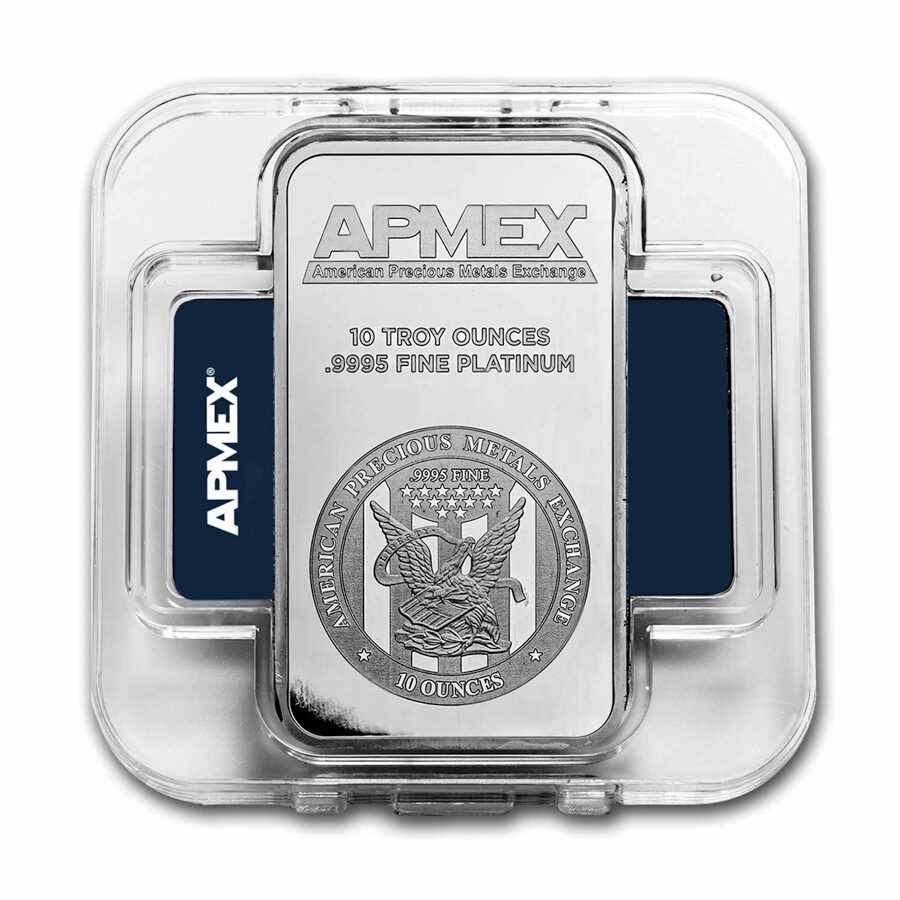 10 oz Platinum Bar - APMEX (In TEP)